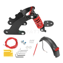 Suspension arrière Ulip Xiaomi Pro, Pro 2 Noir rouge avec garde boue