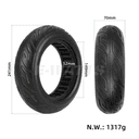 Pneu plein 10X2.70-6.5 dimensions