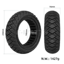 Pneu plein semi off road 10x2.70-6.5 (10x2.75) dimensions