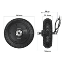 Moteur Kukirin G2 dimensions